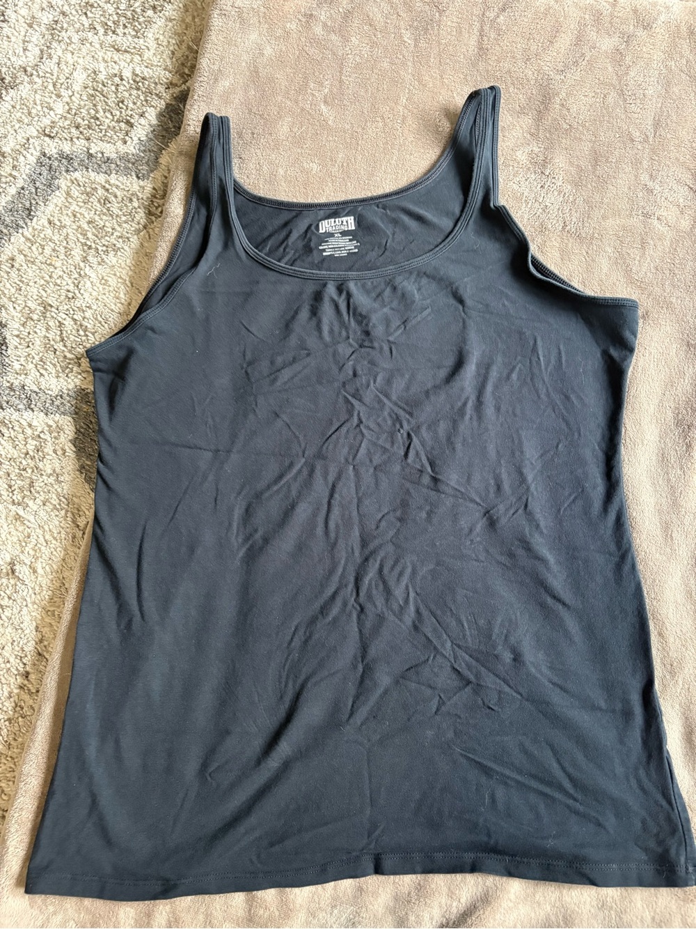 Duluth Trading Co Black Women's Scoop Neck Tank